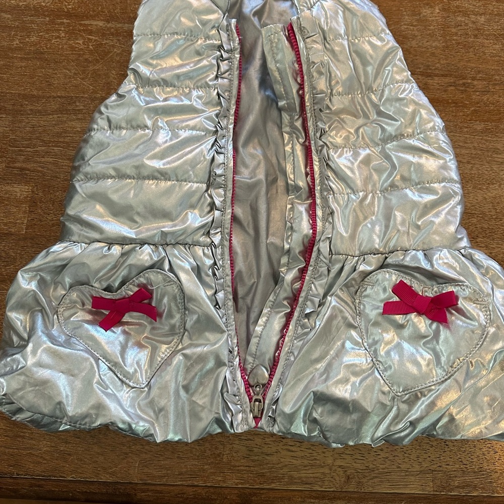 Kids Headquarters Metallic Silver Vest